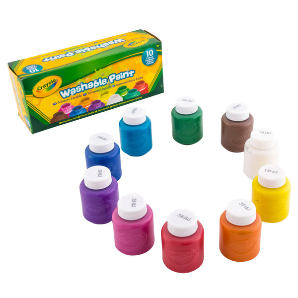 Crayola Potjes met Afwasbare Verf, 10st. - ToyRunner