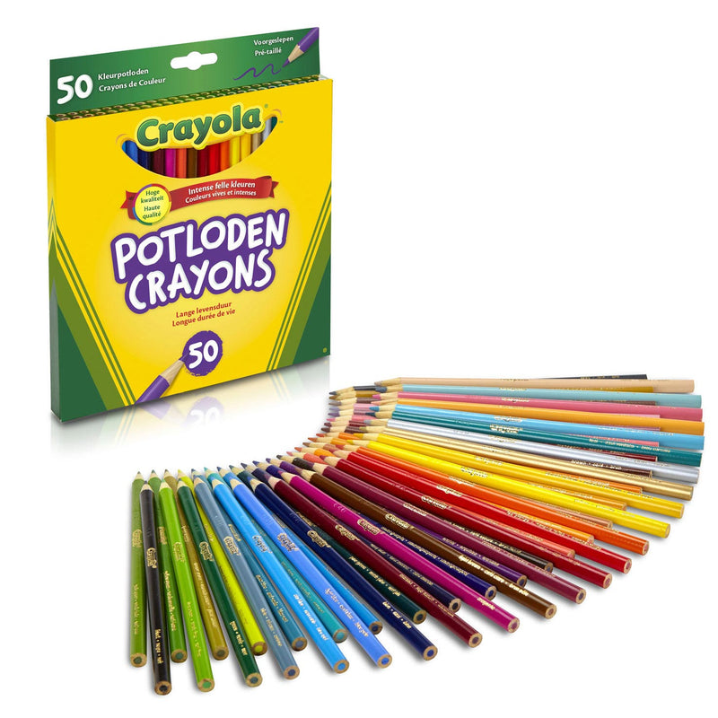 Kleurpotloden Crayola - 50 stuks - Knutselset Kleuren Crayola - ToyRunner
