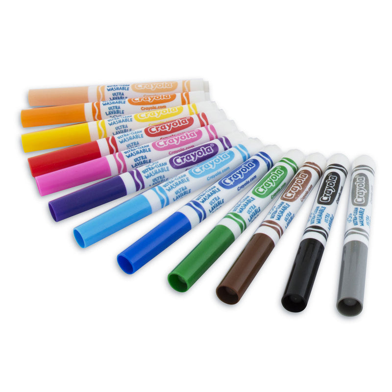Viltstiften met kegelpunt Crayola: 12 stuks (8330) - ToyRunner