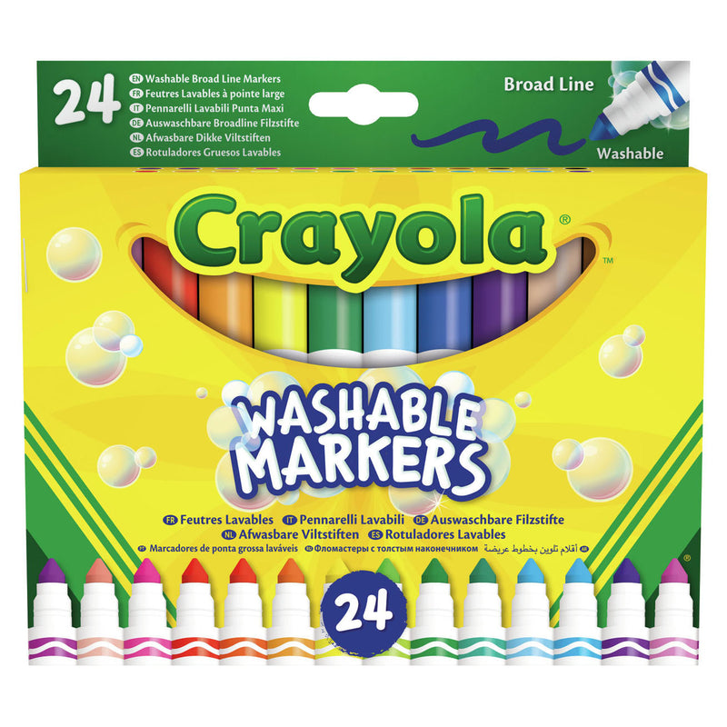 Viltstiften met kegelpunt Crayola - 24 stuks - Knutselset Tekenen Crayola - ToyRunner