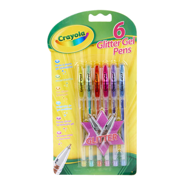 Crayola Glitter Gelpennen, 6st. - ToyRunner