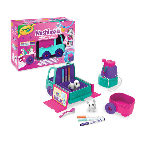 Crayola Washimals - Spa Speelgoedauto Set - ToyRunner