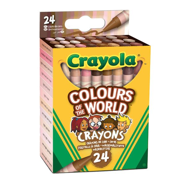 Crayola Colors of the World Waskrijtjes, 24st. - ToyRunner