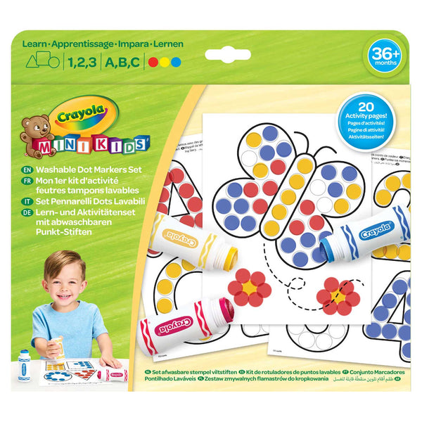 Crayola Mini Kids Washable Afwasbare Stempel Viltstiften - ToyRunner
