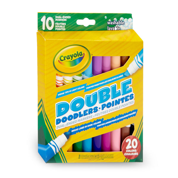 Crayola Dubbelzijdige Viltstiften, 10st. - ToyRunner