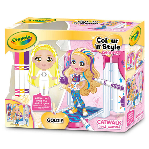 Crayola Colour n Style Friends Catwalk Inkleuren - ToyRunner
