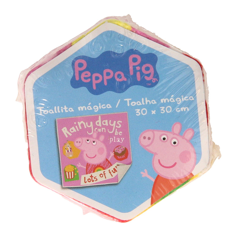 Magische Handdoek Peppa Pig, 30x30cm - ToyRunner