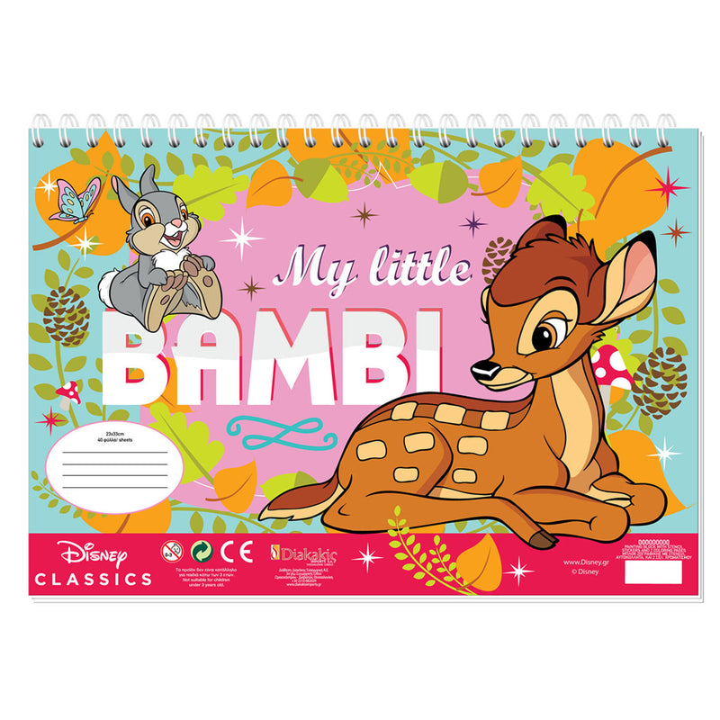 Bambi Kleurplaten met Stencil en Stickervel - ToyRunner