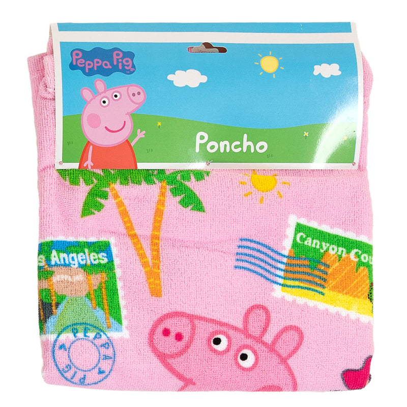 Peppa Pig Poncho 100% Polyester 55x110cm