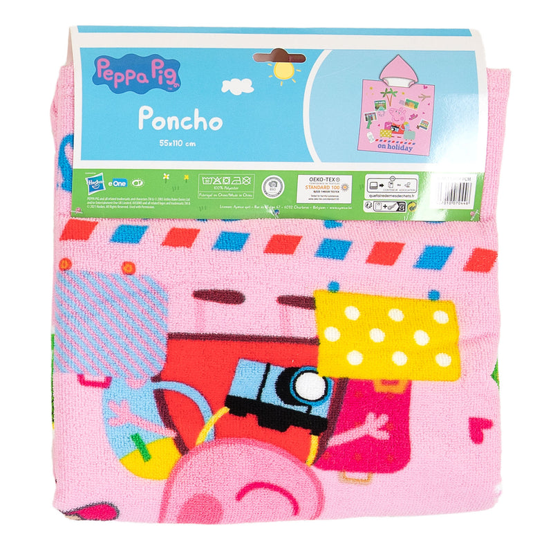 Peppa Pig Poncho 100% Polyester 55x110cm