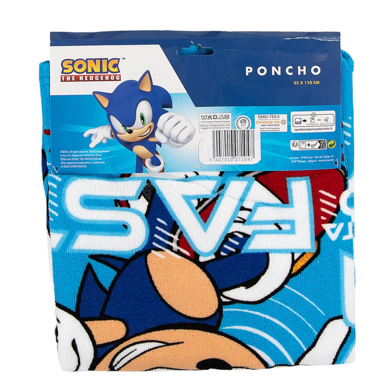 Sonic Poncho Polyester, 55x110cm