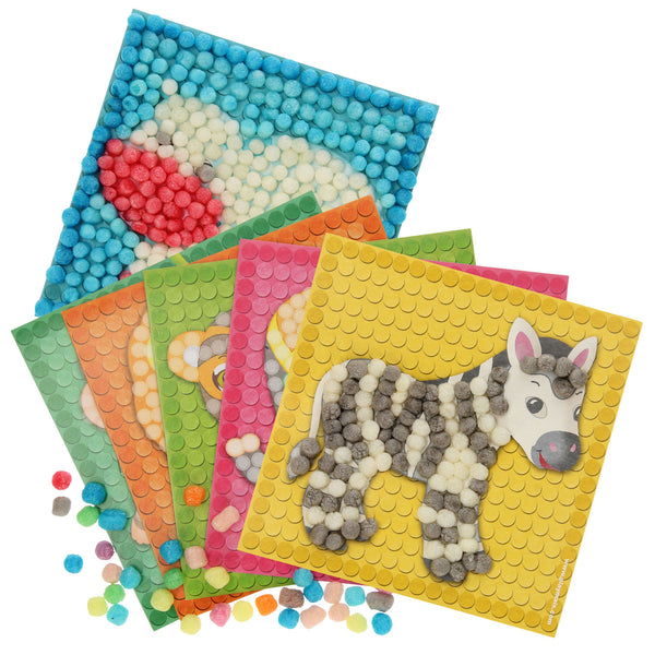 PlayMais Mosaic Kaarten Versieren Dierentuin - ToyRunner