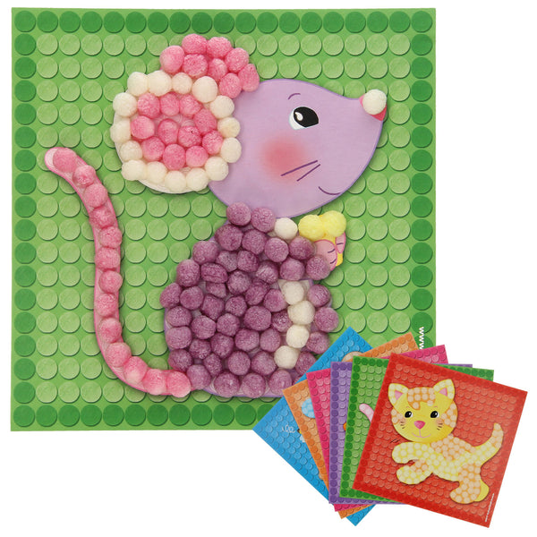 PlayMais Mosaic Kaarten Versieren Kleine Vriendjes - ToyRunner