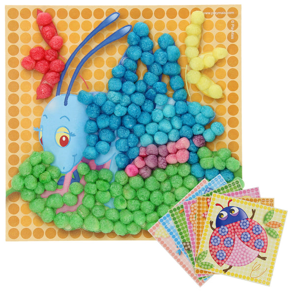 PlayMais Mosaic Kaarten Versieren Insecten - ToyRunner