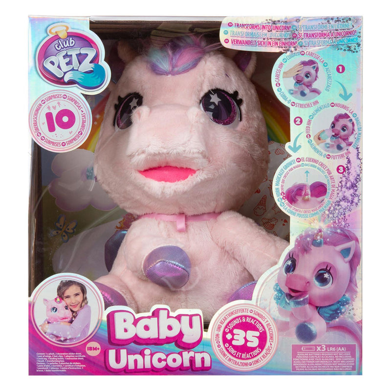 Club Petz Baby Unicorn Interactieve Knuffel