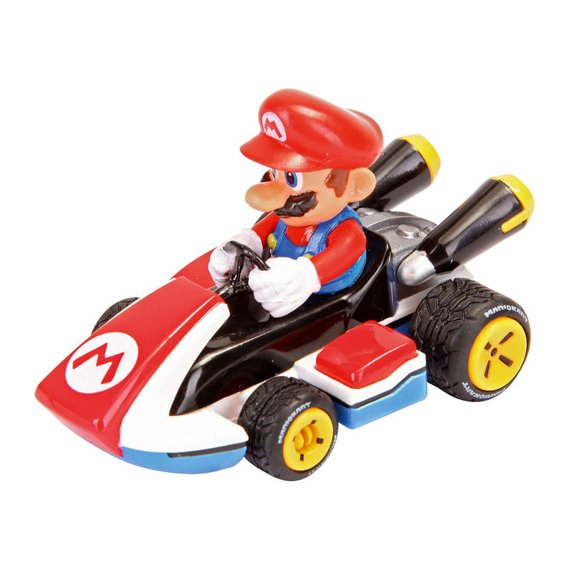 Super Mario Pull Back Kart Set, 3dlg. - ToyRunner