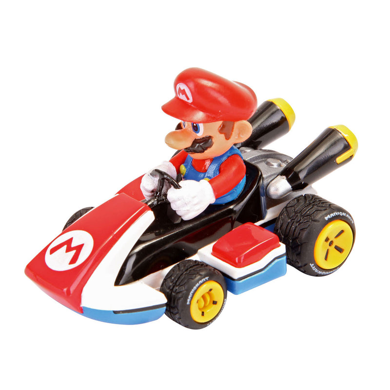 Super Mario Pull Back Raceauto's, 3dlg. - ToyRunner