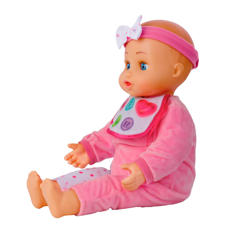 Little Love babypop Eva's Eerste Woordjes 40 cm roze - ToyRunner