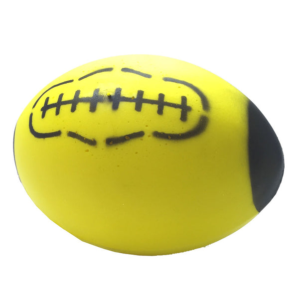 Foam rugby bal geel 24.5&#42;18 cm - ToyRunner