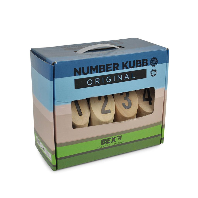 Number Kubb Original Rubber Hout - ToyRunner