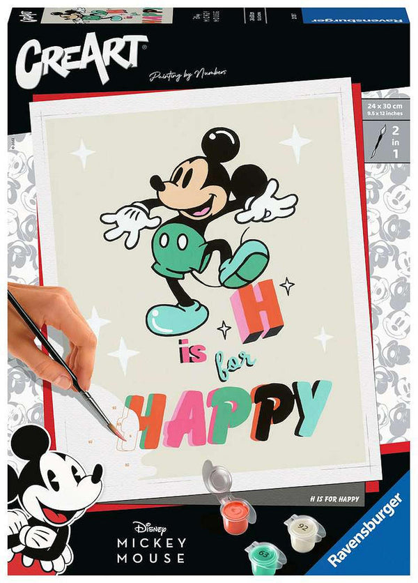 Creart Large - H is for Happy / Mickey Mouse