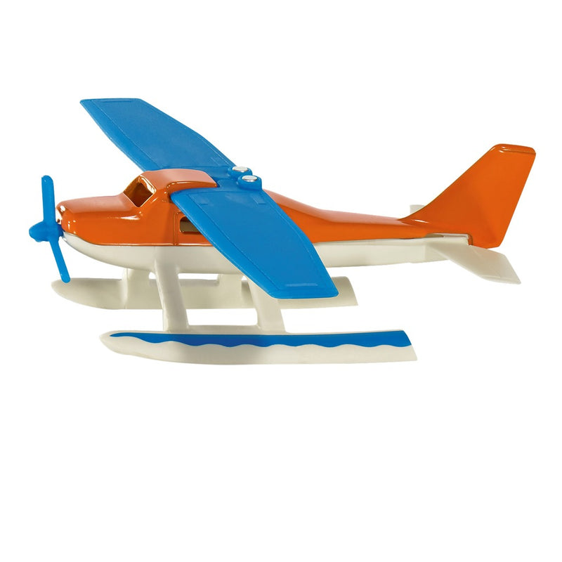 watervliegtuig oranje/blauw/wit 7,5cm - ToyRunner