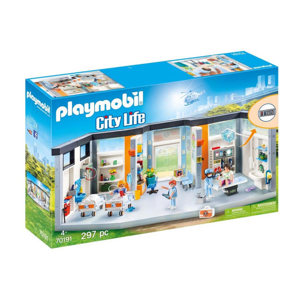 Playmobil 70191 City Life Ziekenhuisafdeling met 4 Figuren en Accessoires - ToyRunner