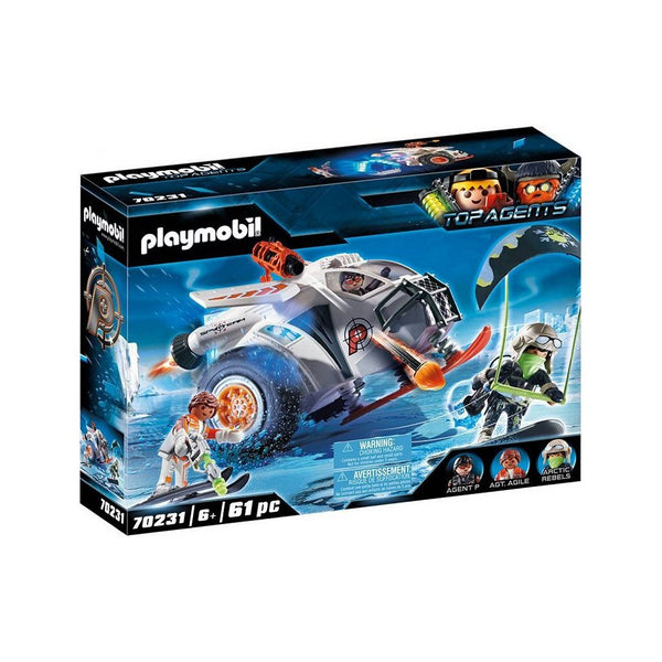 Playmobil 70231 Top Agents Spy Team Sneeuwmobiel + Licht en Geluid - ToyRunner