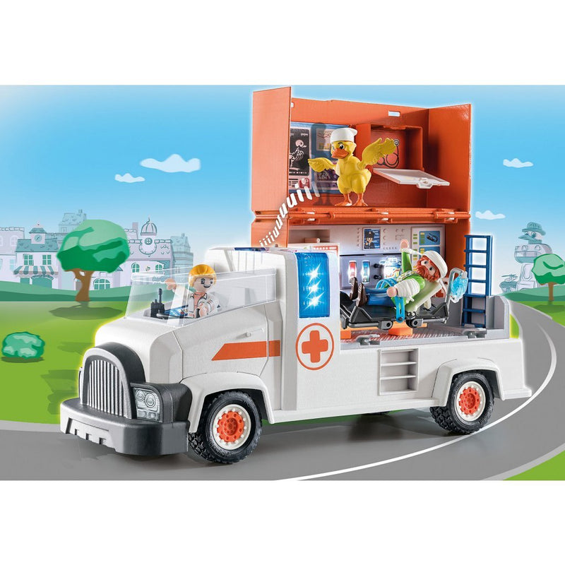 Playmobil 70913 Duck On Call Ambulance + Licht en Geluid - ToyRunner