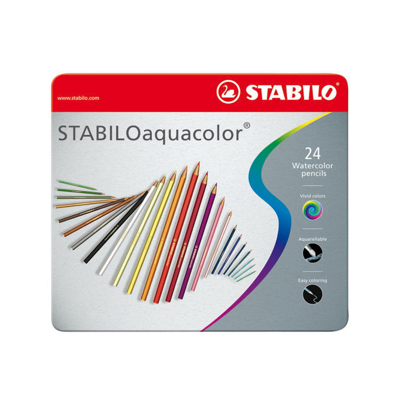 STABILO Aquacolor Metalen Doos, 24st. - ToyRunner