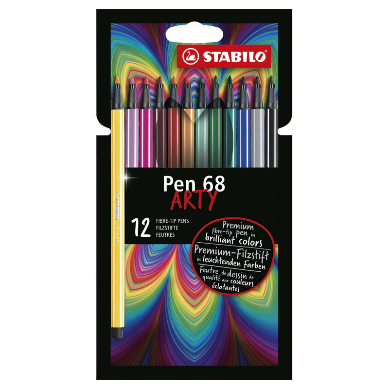 STABILO Pen 68 Viltstiften ARTY, 12st. - ToyRunner