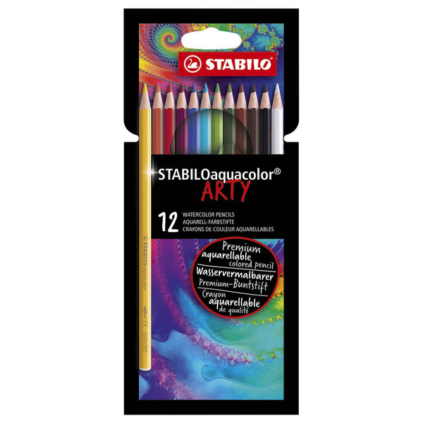 12 Stabilo ARTY aquacolor kleurpotloden - ToyRunner