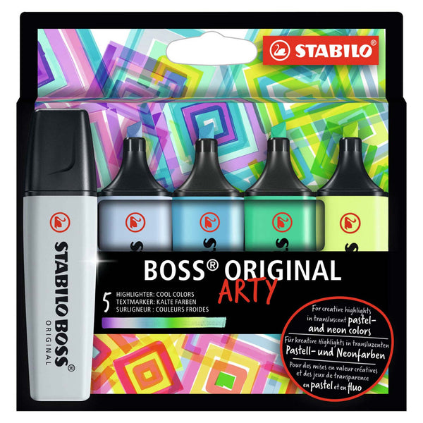 STABILO BOSS Original Arty - Cool Colors, 5st. - ToyRunner