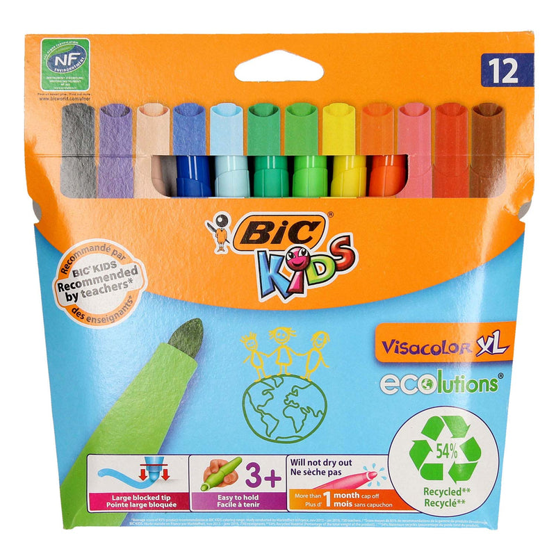 BIC Kids Visacolor XL Ecolutions, 12st. - ToyRunner