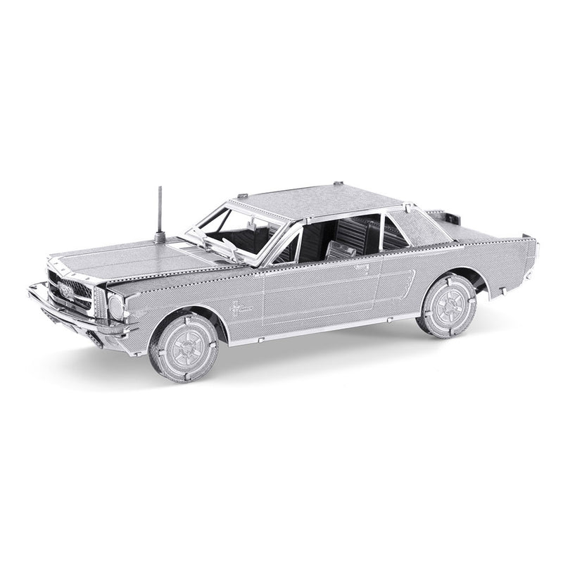 Metal Earth 1965 Ford Mustang Coupe Zilver Editie - ToyRunner