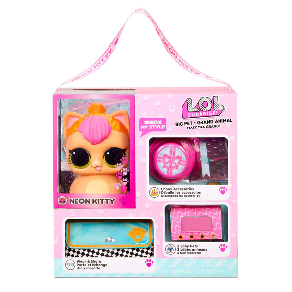 L.O.L. Surprise Big Pets - Neon Kitty - ToyRunner