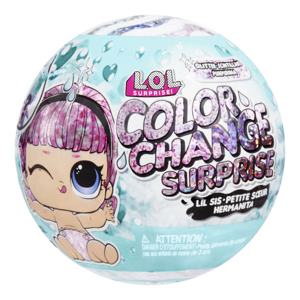 L.O.L. Surprise Glitter Color Change Lil Sisters Mini Pop - ToyRunner