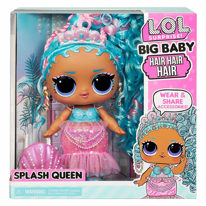 L.O.L. Surprise Big Baby Hair Hair Hair Mini Pop - Splash Qu