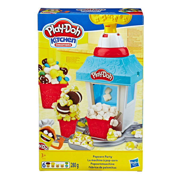Play-Doh Kitchen Creations Popcorn Party + 6 Potjes Klei - ToyRunner