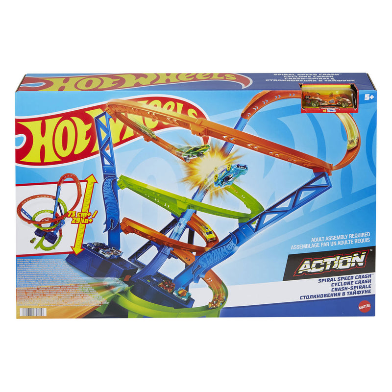 Hot Wheels Action Hyper-Speed Crash Racebaan - ToyRunner