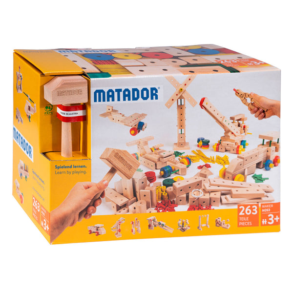 Matador Maker M263 Constructieset Hout, 263dlg. - ToyRunner