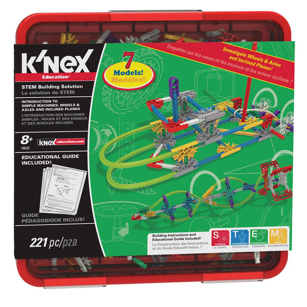 K'Nex Intro to Simple Machines - Wheels/Axles & Inclined Pla - ToyRunner