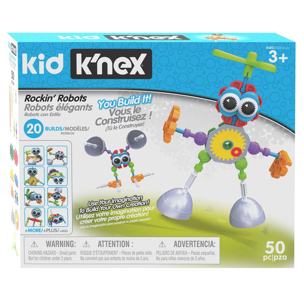 Kid K'Nex Bouwset - Rockin' Robots, 50dlg. - ToyRunner