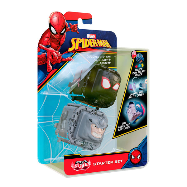 Marvel Spiderman Battle Cube - Miles Morales vs Rhino - ToyRunner