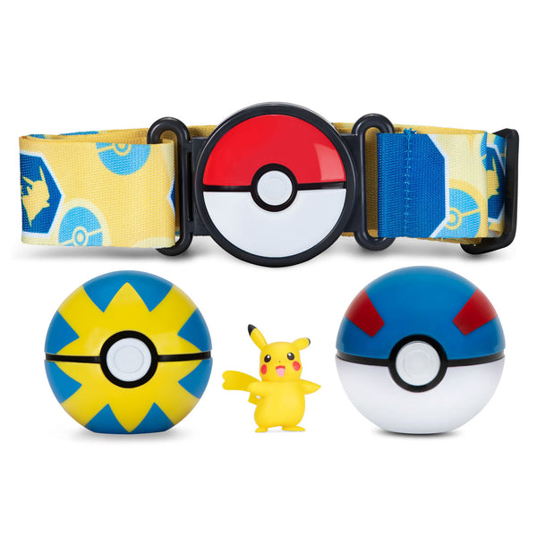Pokémon Clip n Go Ball Belt Set Pikachu - ToyRunner