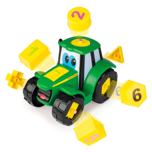 Leer en Speel Johnny Tractor 15 cm groen - ToyRunner