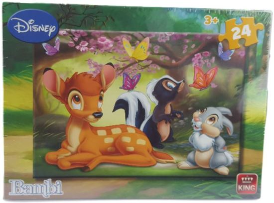 King puzzel 24 stukjes Bambi 05256