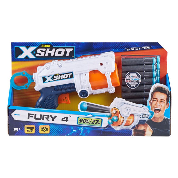 Zuru X-Shot Fury 4 Blaster + 16 Darts