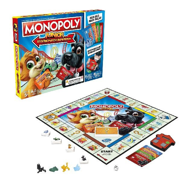 Monopoly junior - Electronisch Bankieren - Bordspel Hasbro - ToyRunner