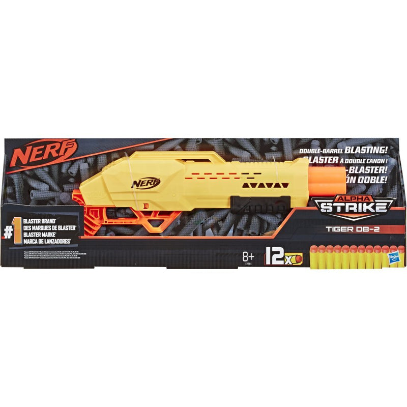 Nerf Aplha Strike Tiger DB-2 Blaster +12 Darts
